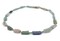 The Bead Chest Flat Roman Glass Tube Beads 5mm Afghanistan Green Unusual 14 Inch Strand